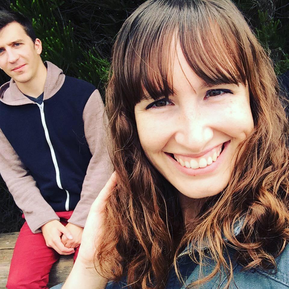 Snapped after a long, windy walk over the Golden Gate Bridge.