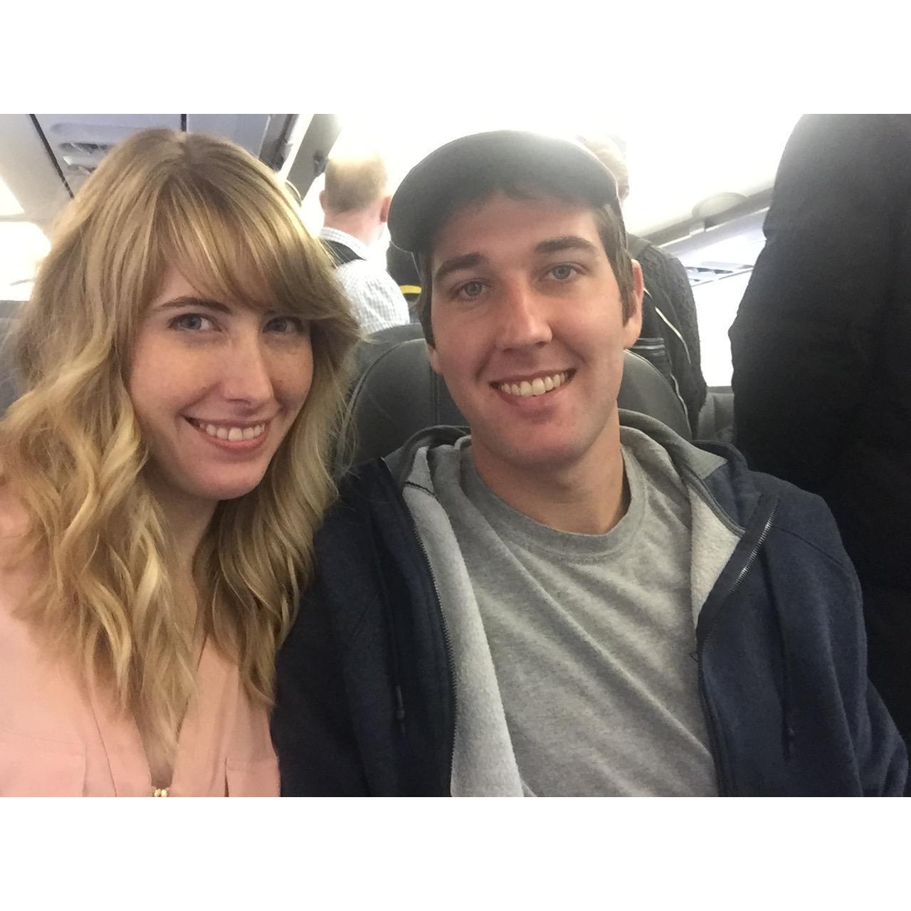 One of our trips back to Texas!