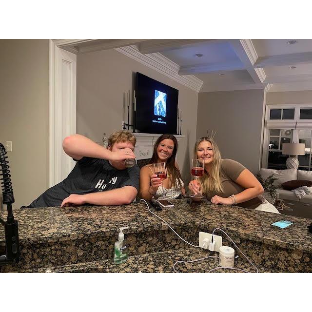 Ryan loves Happy Hour with the girls!