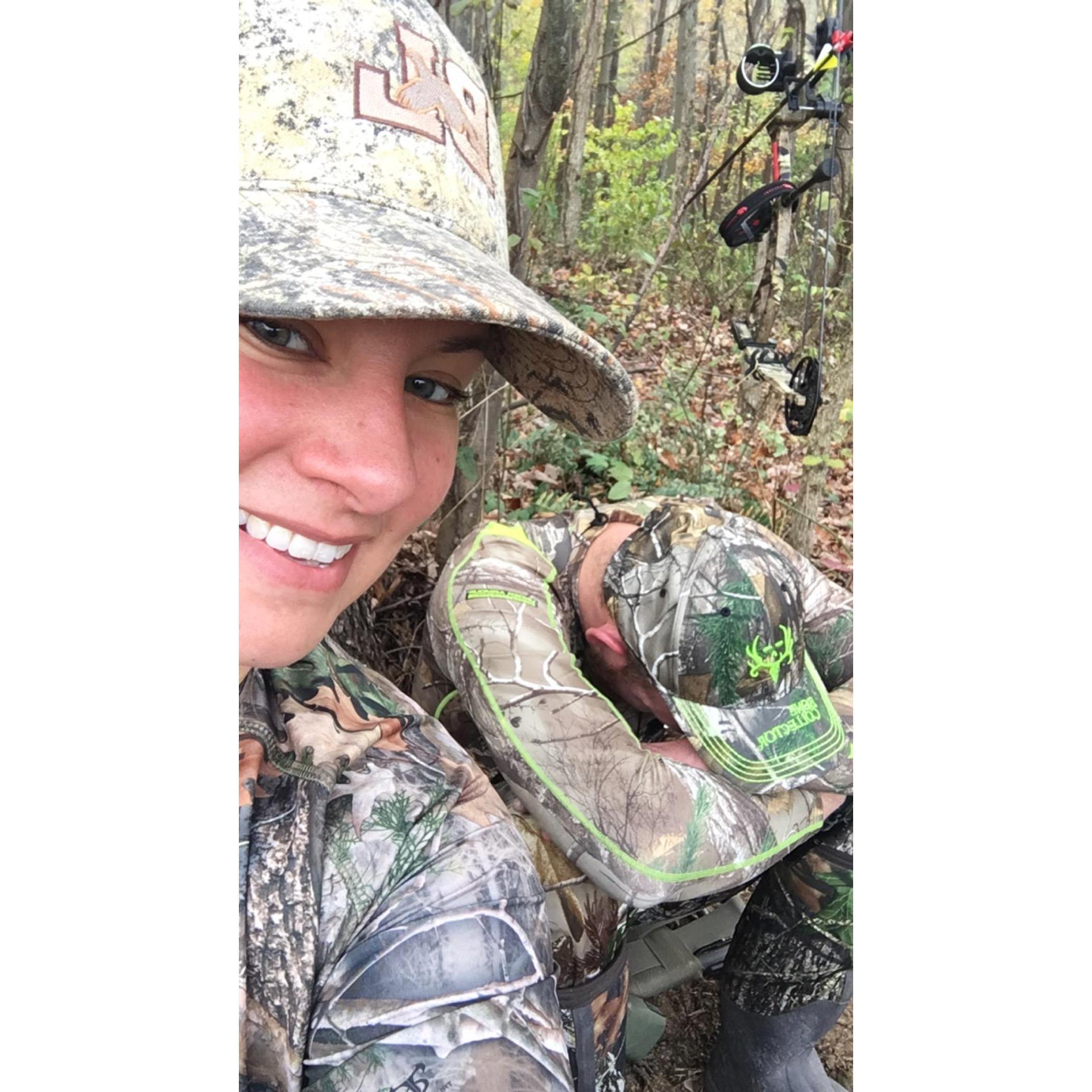 Our 1st hunt together, apparently i'm very exciting..