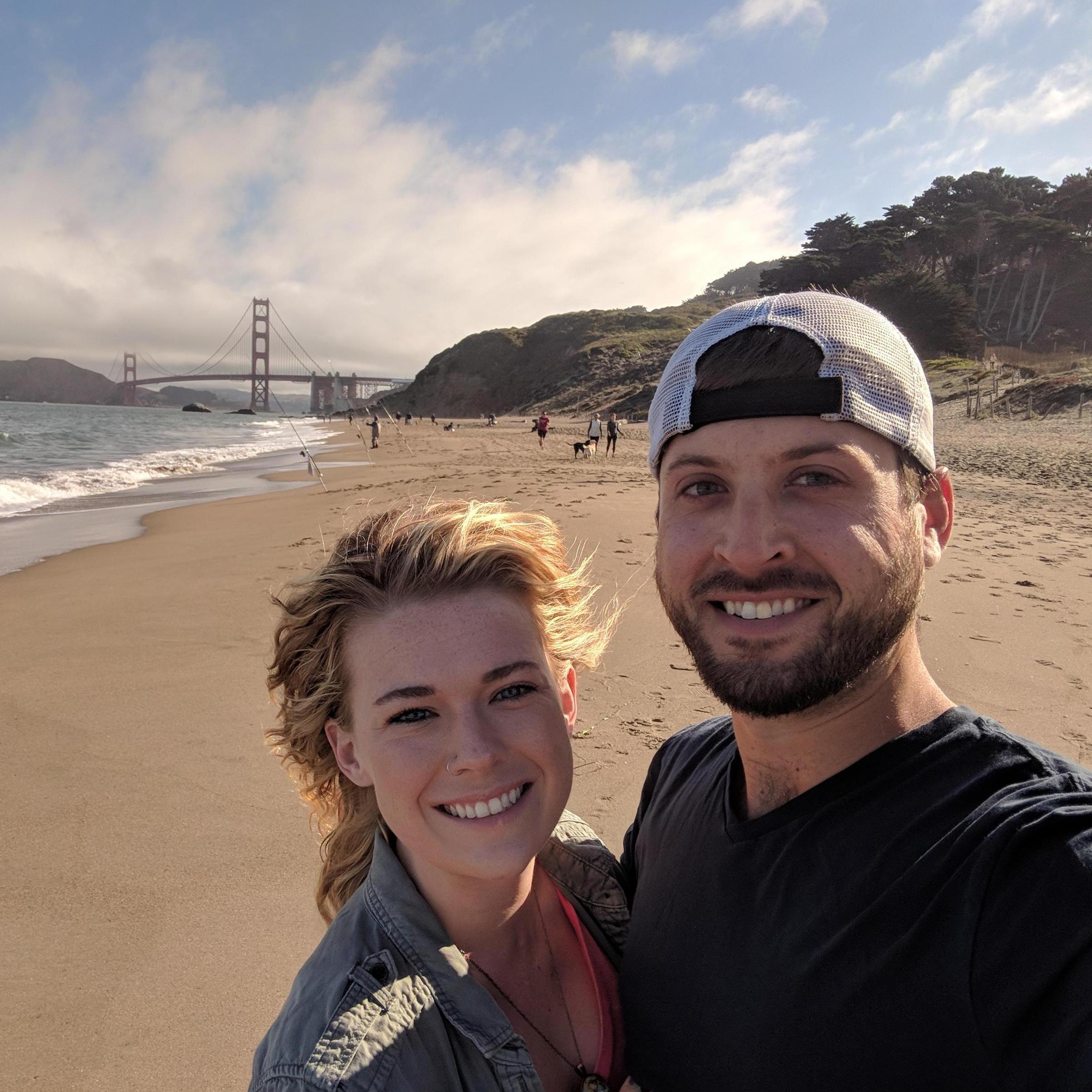 Golden Gate bridge that time we went to California together