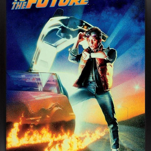 Trends International Back to the Future - One Sheet Wall Poster, 22.375" x 34", Black Framed Version