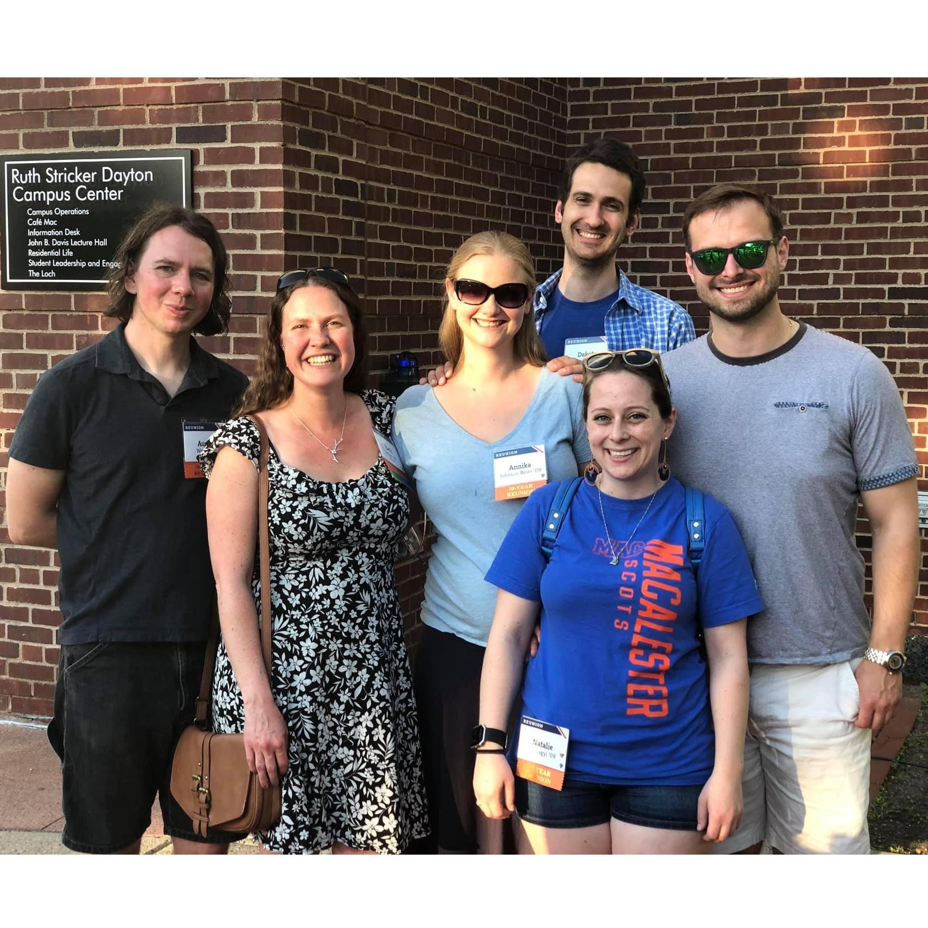 Macalester 10-Year Reunion with Dakota, Annika, Beth, and Austin