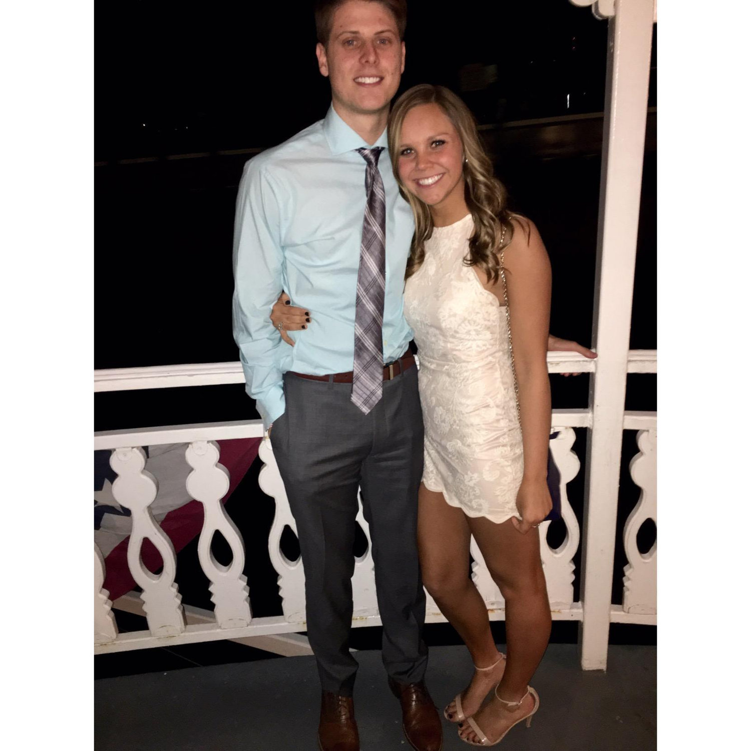 One of our first date events at U of I (where we met) in 2015.
