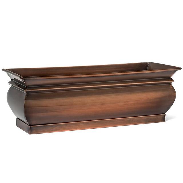 H Potter Herb Planter Pots Succulent Window Box Rectangular Indoor Outdoor Flower Garden Planters Dimensions 16 x 6 x 5.75 Inches