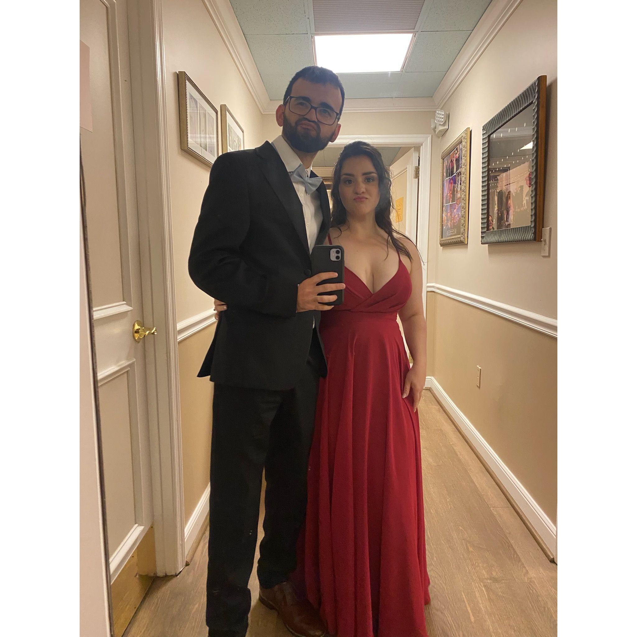 Attending Vincent's (Alyssa's brother) wedding.