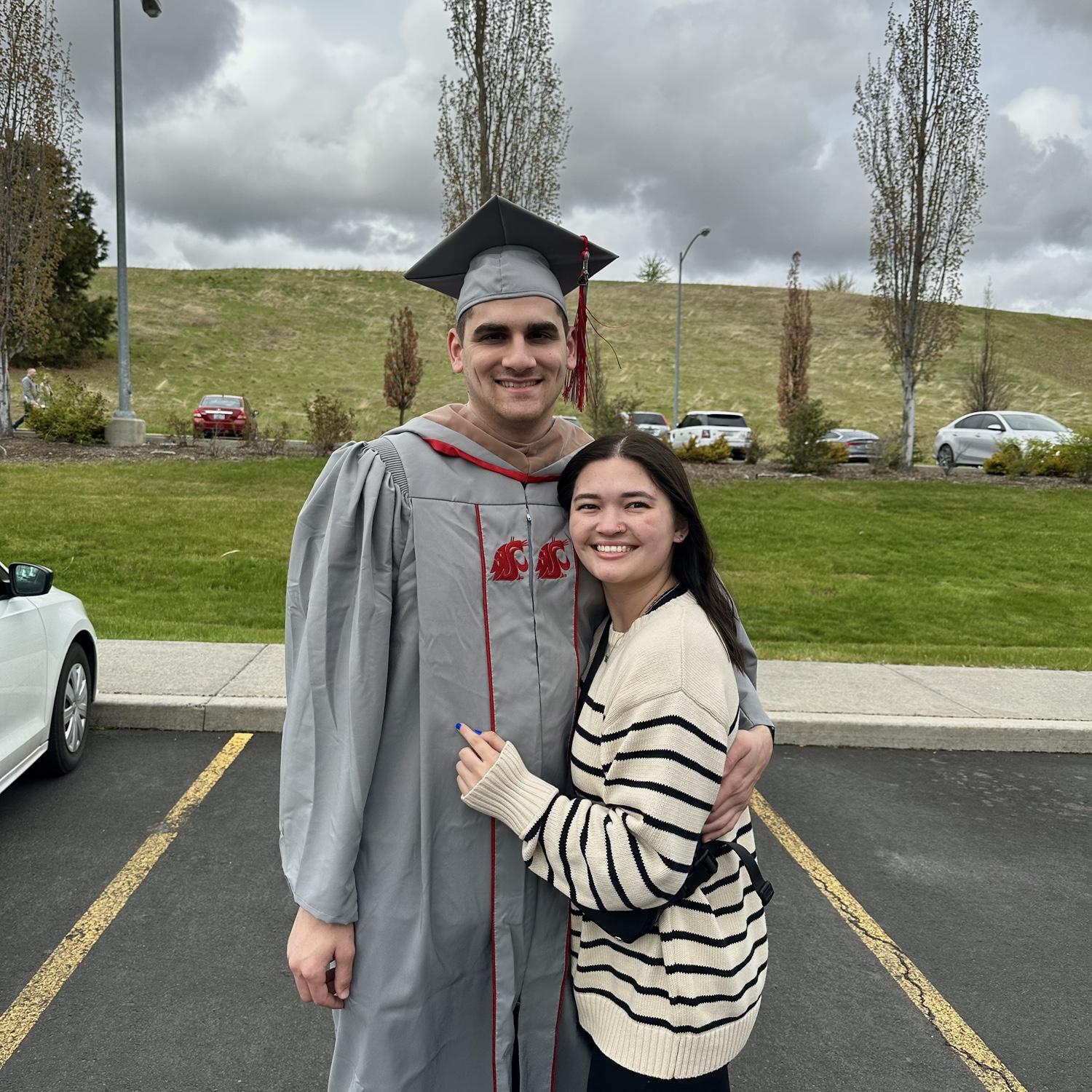 Matt finally got to walk for his MBA graduation in Pullman, Washington! We continued on our roadtrip to Denver, Colorado the next day to move in! May 6, 2023.