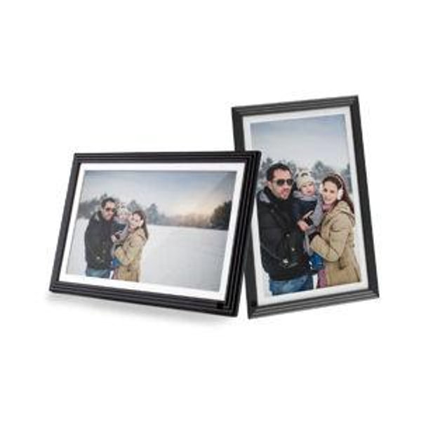 Aluratek - 10" IPS LCD Wi-Fi Touchscreen Digital Photo Frame - Black