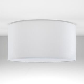 Hume Linen Drum Flush Mount Light