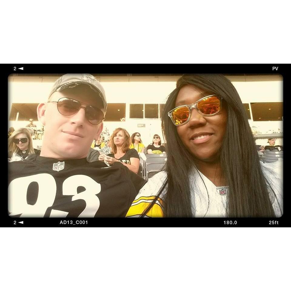 Our first Pittsburgh Steelers game date together back on August 16th 2014