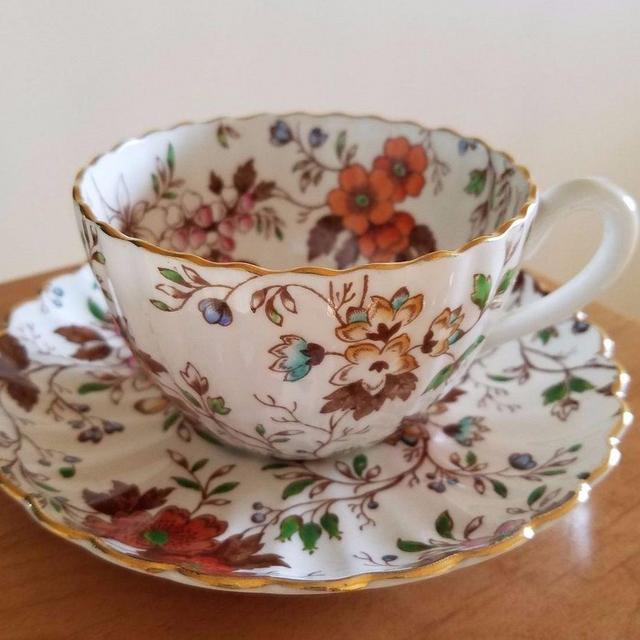 VINTAGE RADFORDS FENTON FINE BONE CHINA CUP AND SAUCER "THE GATINEAU"