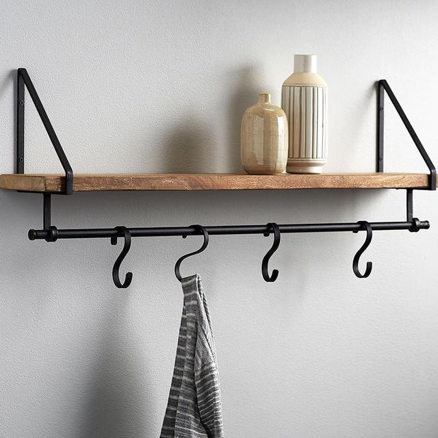 Lucy Shelf With Hooks