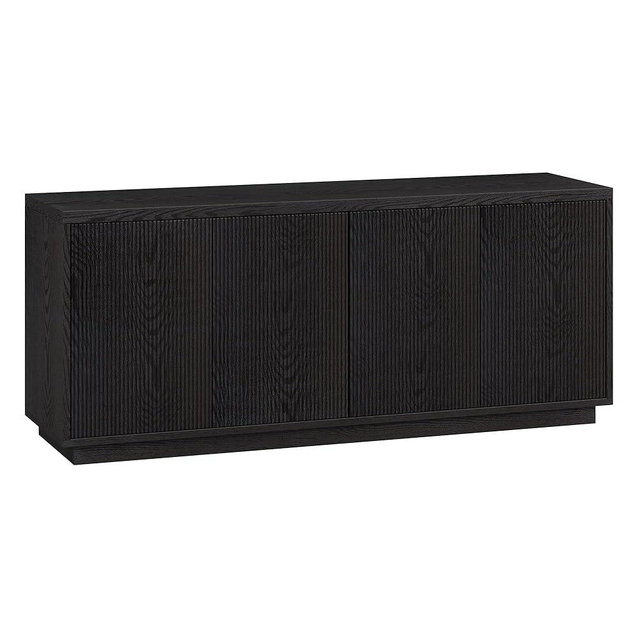 Henn&Hart Hanson TV Stand, 57" Wide, Black