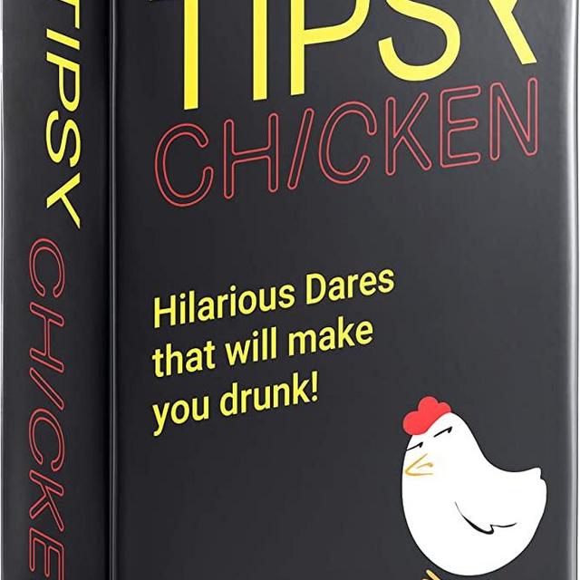Tipsy Chicken, Drinking Party Card Game for Adults, Outrageously Fun Dares for Game Night
