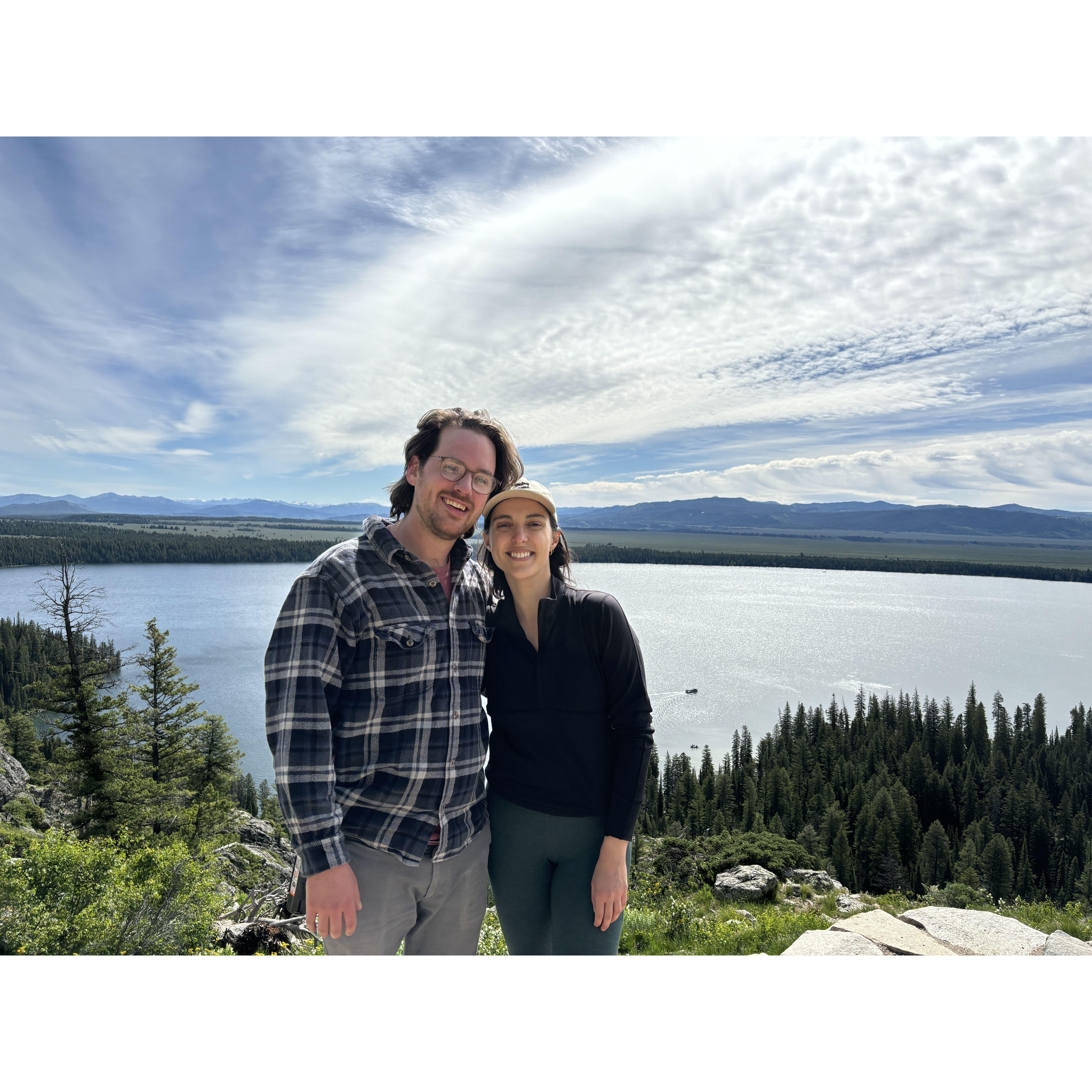 Hiking in the Tetons... prer-engagement.