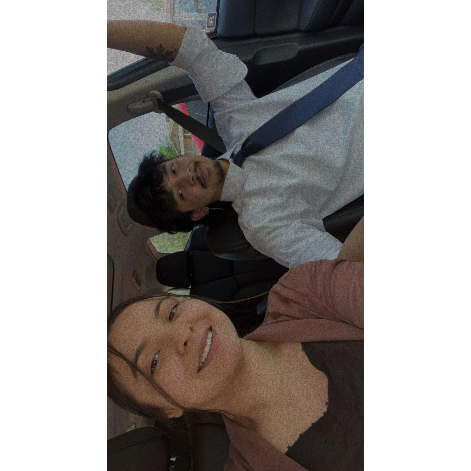 Gabe and Bryza attending church together - 2022