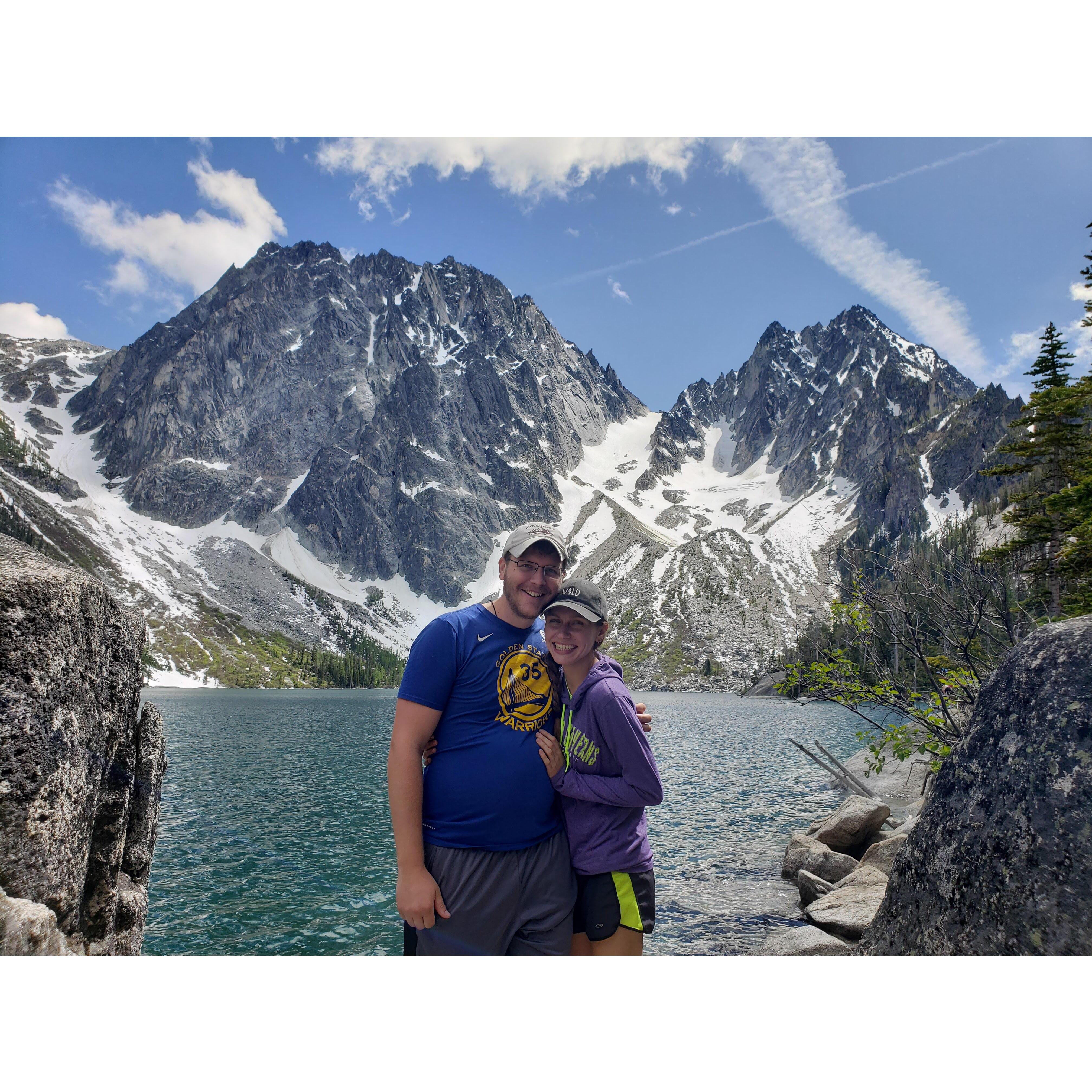 our first hike together in Washington