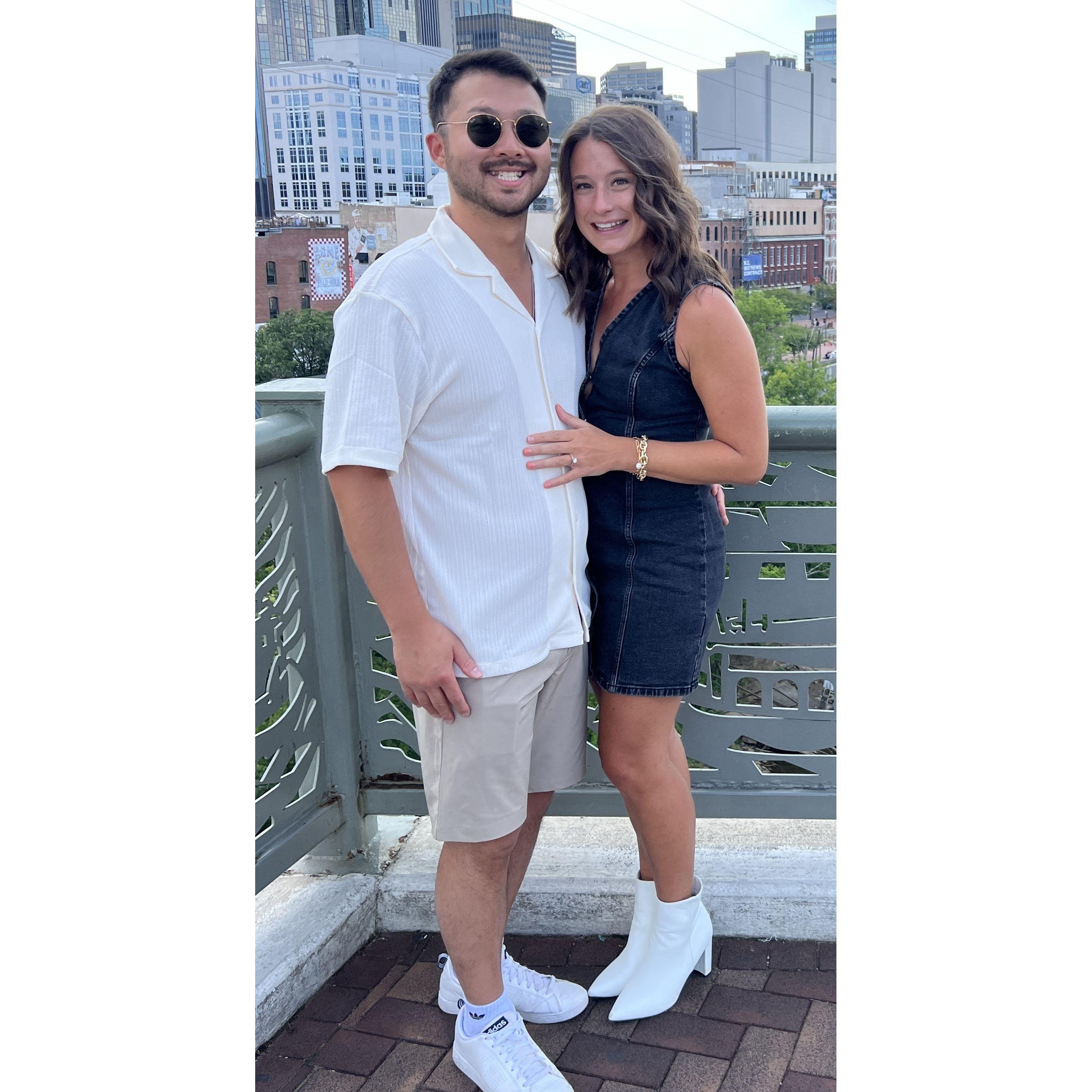 The weekend we got engaged in Nashville!