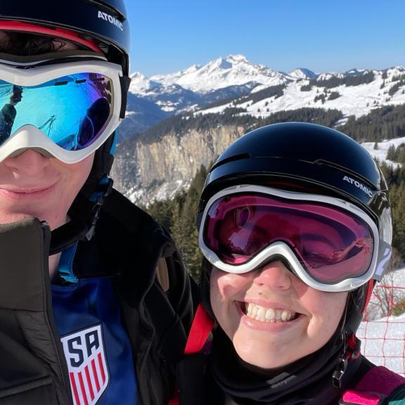 Skiing in the French Alps!