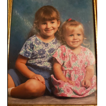 The Bride and her future Maid of Honor.