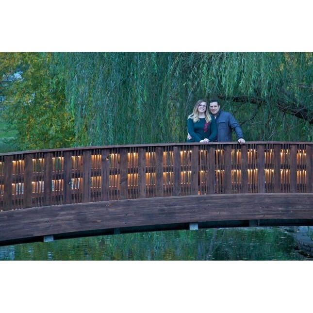 We had so much fun taking our engagement pics in Loose Park.