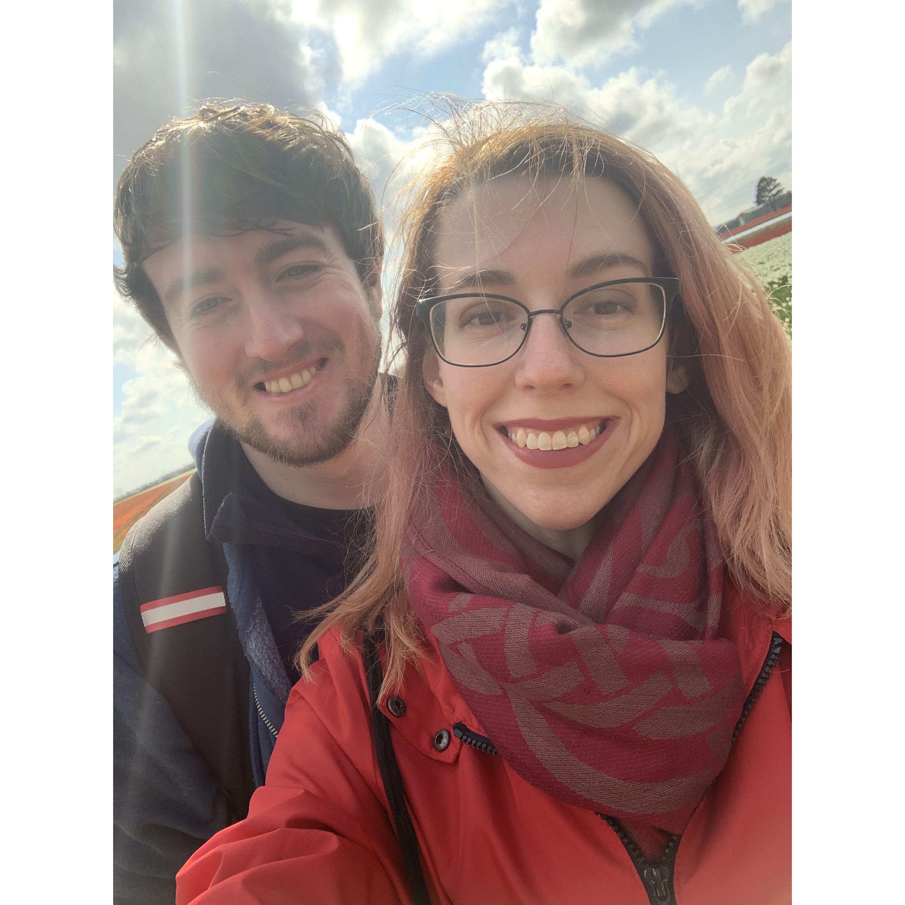 Jason took us on a bike ride to the the tulips in the Netherlands!