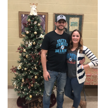 This was from my Wellman side Christmas Party. Every year my family picks a theme, and this year my parents chose my oldest brother's favorite team.