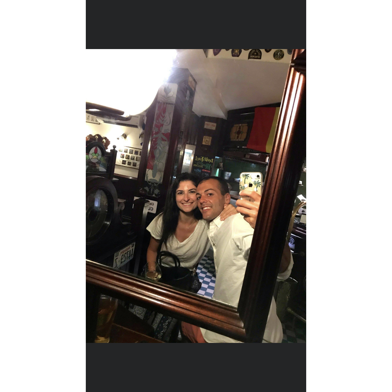 At a bar in Venice, Italy