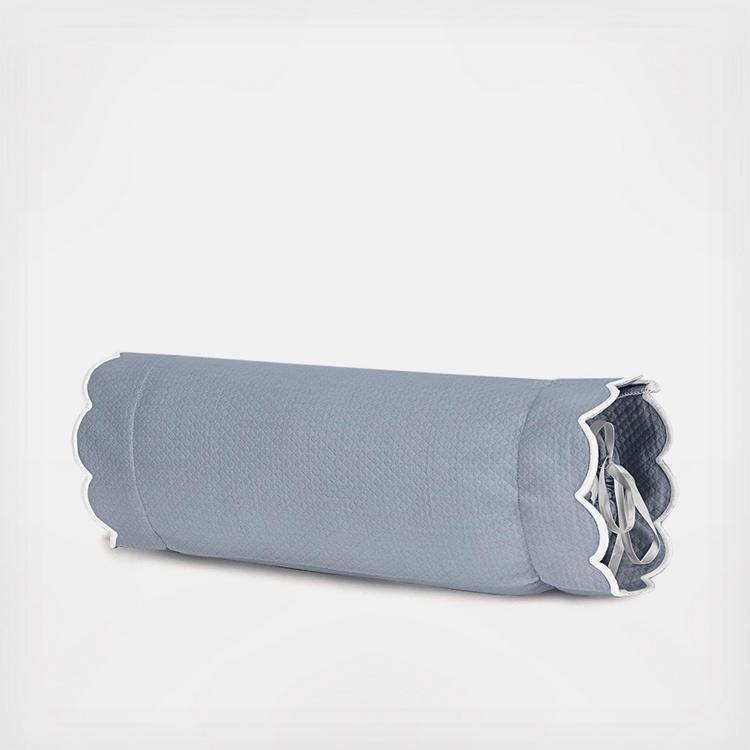 Diamond Pique Neckroll Sham
