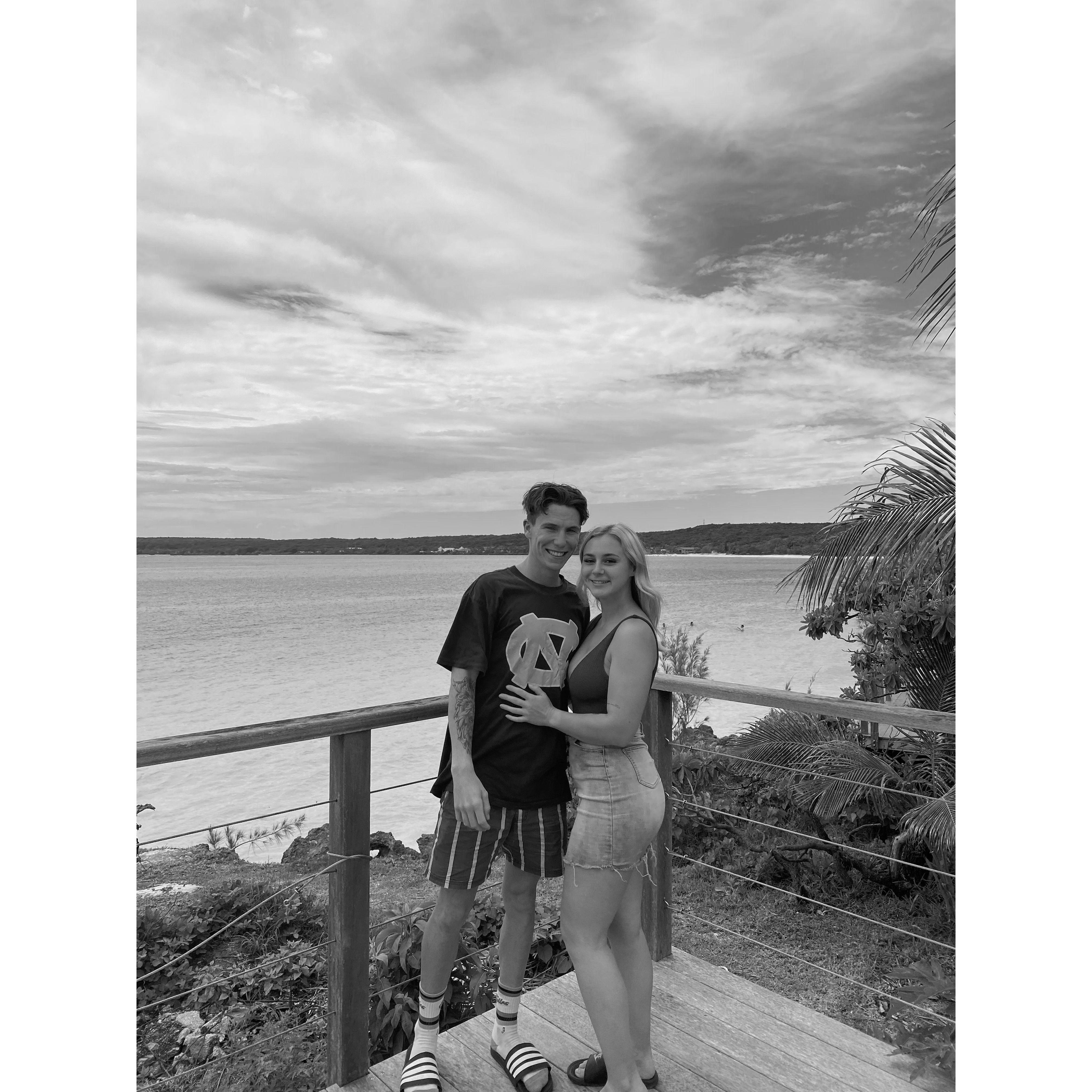 First overseas trip together, New Caledonia 9 December 2022