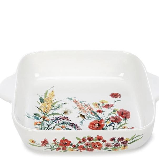 Square Floral Baker-Dillards Registry