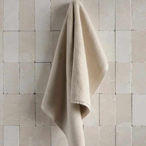 Organic Plush Towels (Bone) - Bone / bath towel
