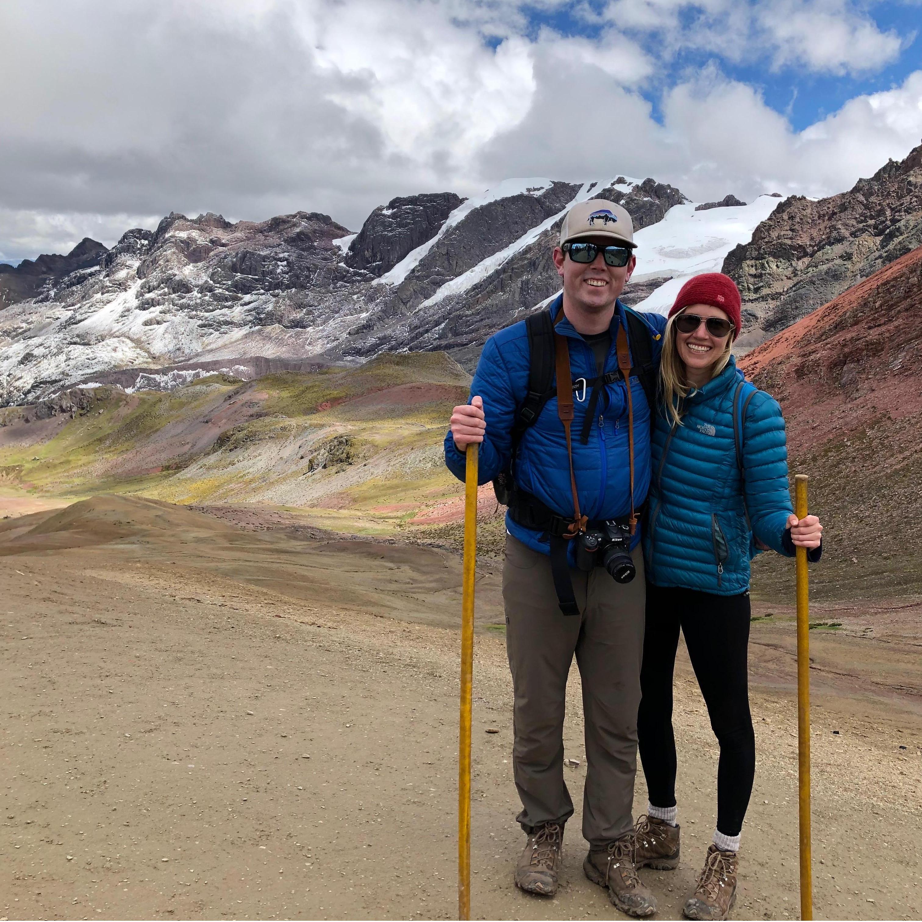 Rainbow Mountain Hike, Andes Mountains, Peru 2019