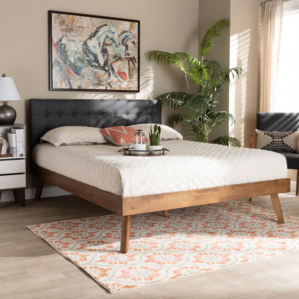 Baxton Studio Devan Platform Bed - Thumbnail 2