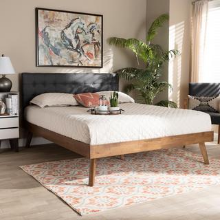 Devan Mid-Century Modern Platform Bed