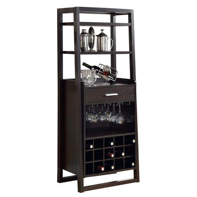 Monarch Specialties 60-Inch Home Bar in Cappuccino