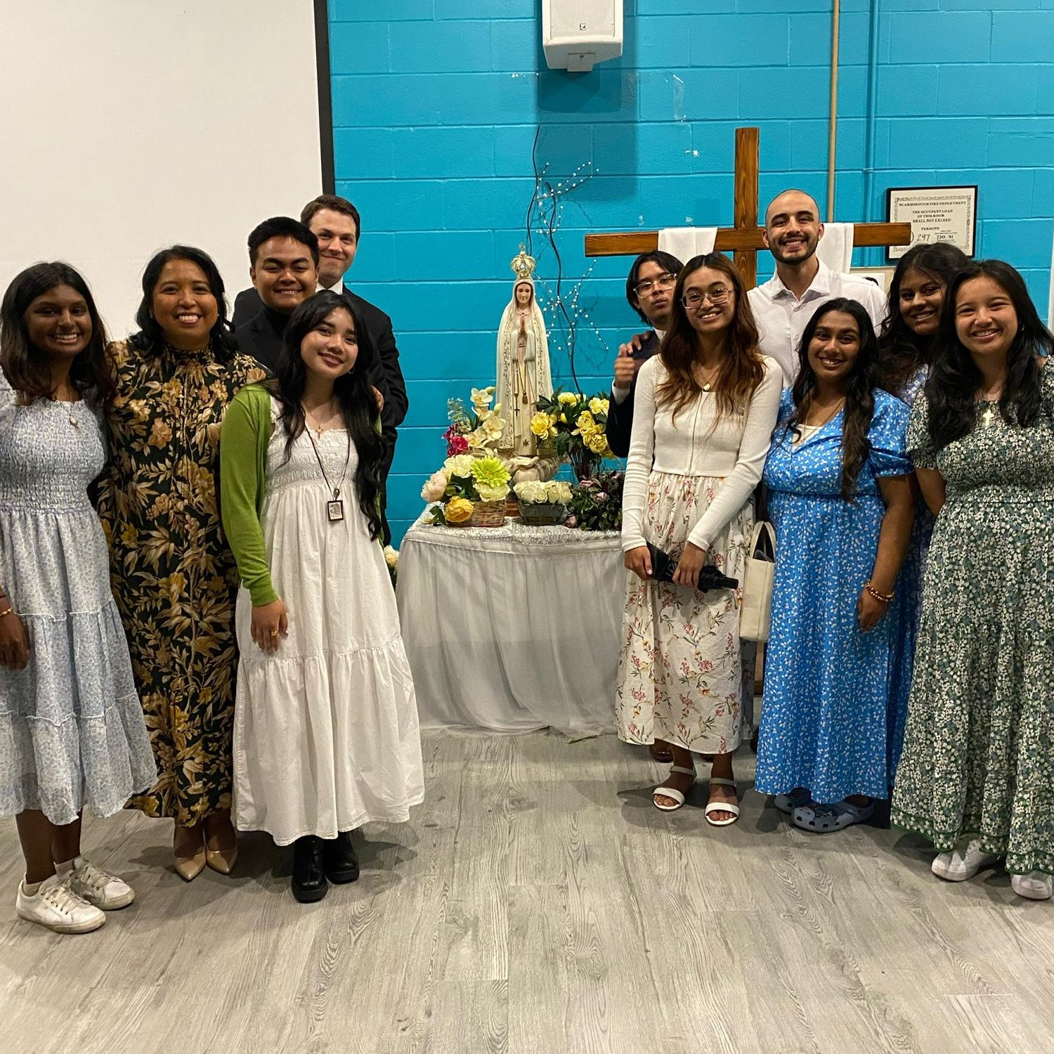 2024 St.Barnabas Summer Missionaries - Viranya, Kate, Mia, Allester, Matt, Gerard, Marielle, Gabe, Serena, Regina