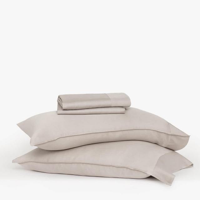 Eucalyptus Sheet Set in dark grey King size