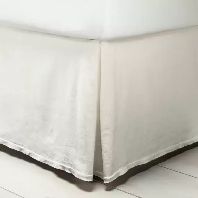 Linen Blend Bedskirt Sour Cream - Hearth & Hand™ with Magnolia