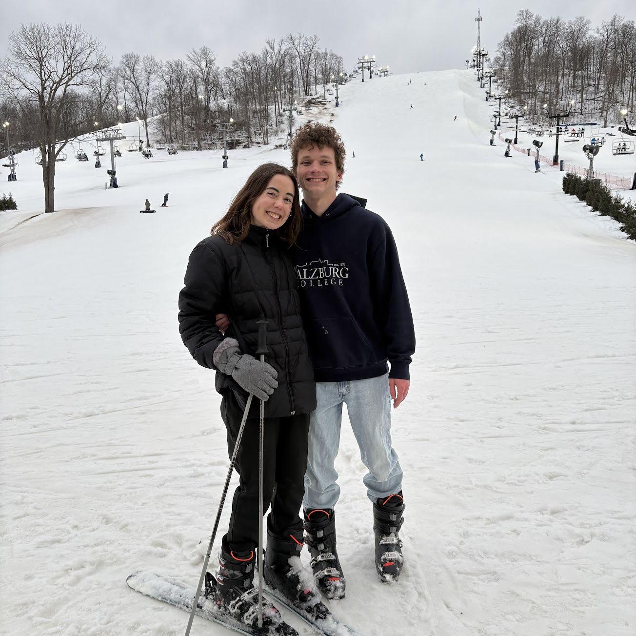 Skiing at Perfect North