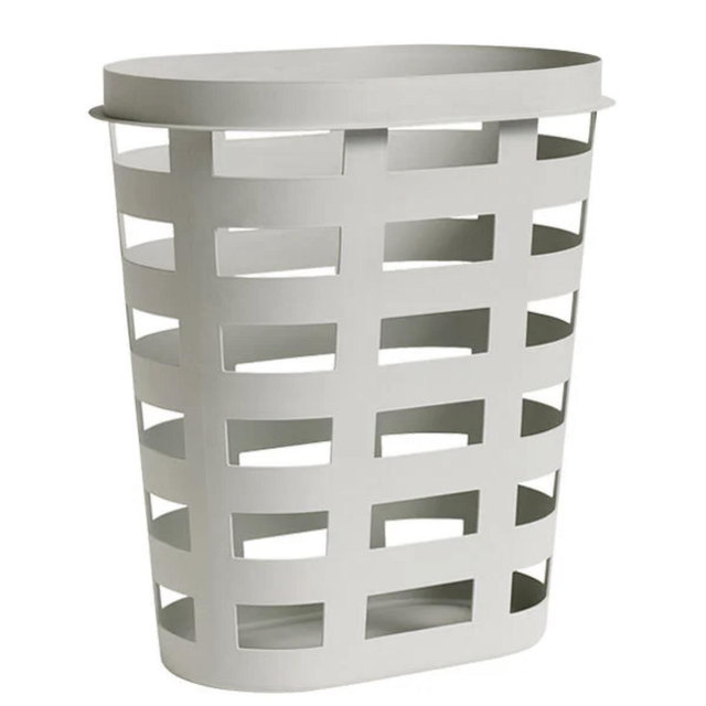 Basket, L, light grey