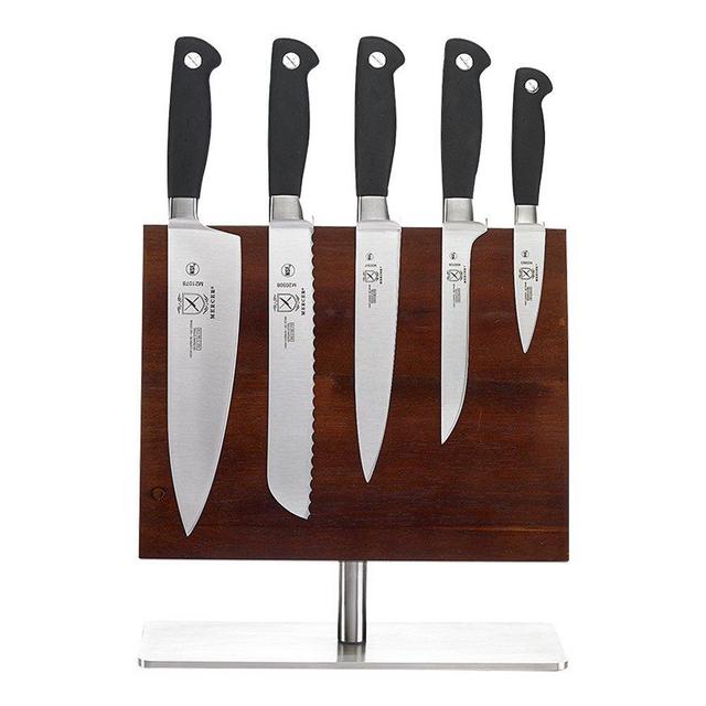 Mercer Culinary Genesis 6-Piece Magnetic Board Knife Set, 11 3/8 x 9, Stainless Steel