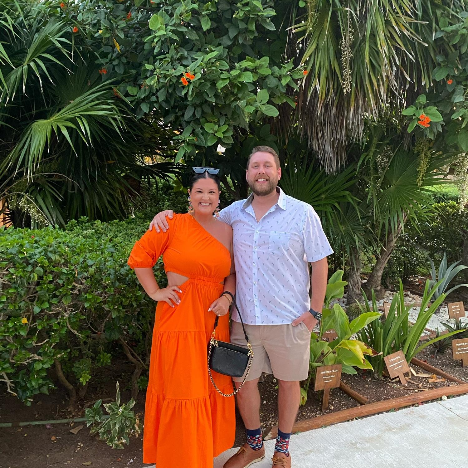 Our "pre-moon" in Mexico. We stayed at Excellence in Cancun, and it was our best trip yet!