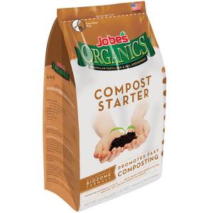 Easy Gardener - Jobe’s Organics Compost Starter 4-4-2 Organic Gardening Compost Accelerator, 4 pound bag