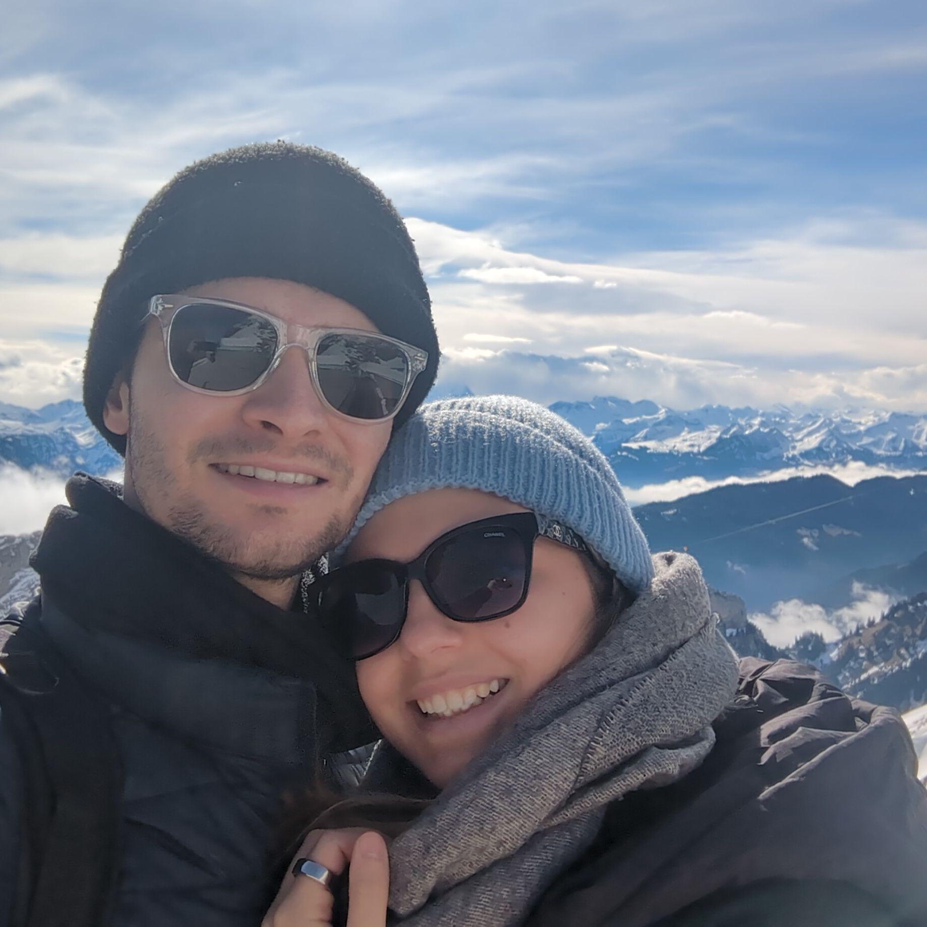 On the pilatus mountain in Lucerne (Switzerland)