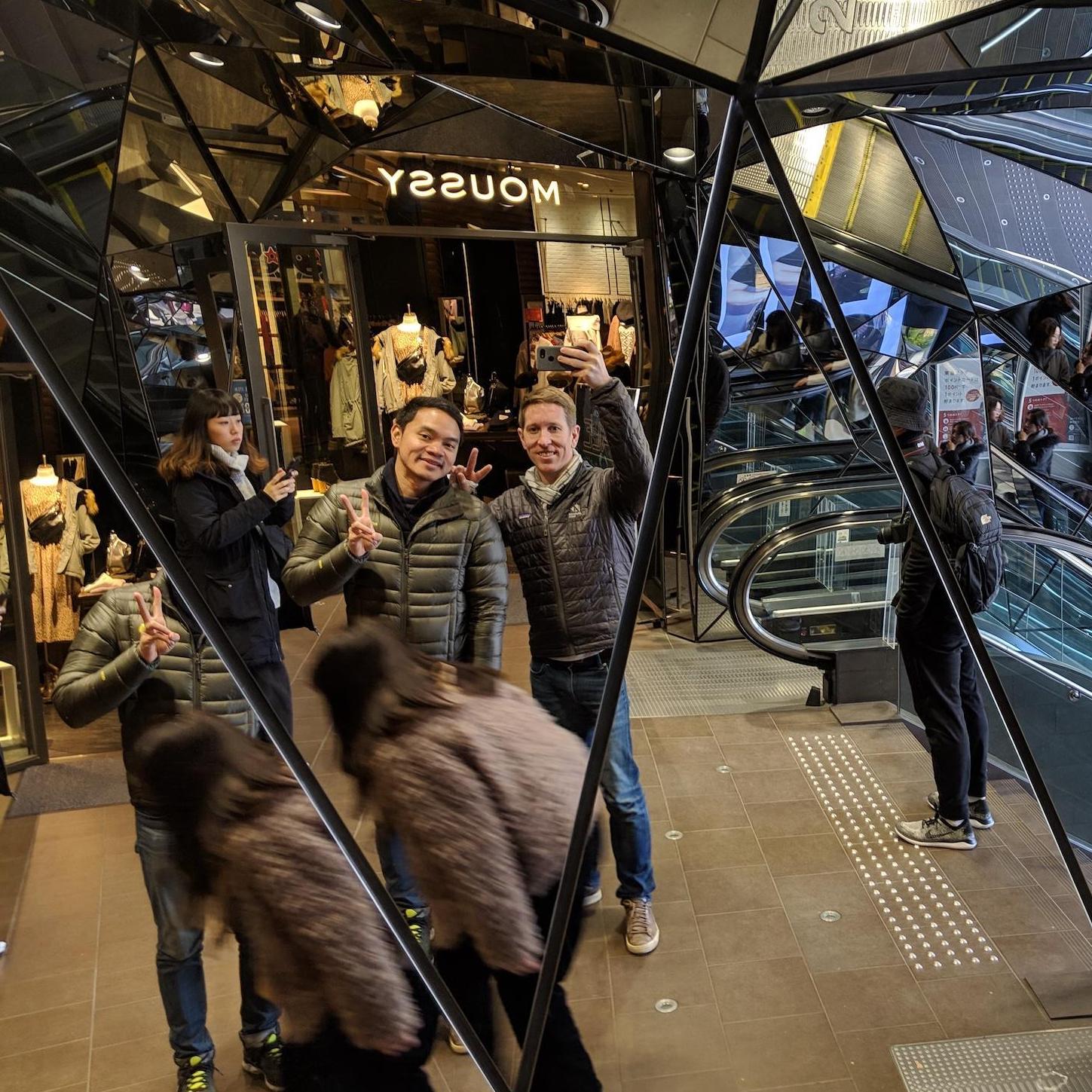 Mall of Mirrors in Harajuka, Tokyo