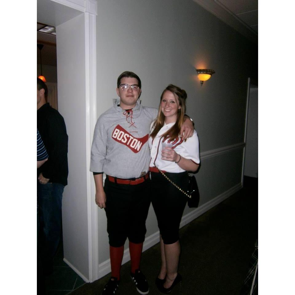 In our baseball finest for the Wifflepalooza Gala.