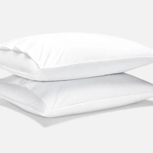 Washed Classic Percale Pillowcase Set, White, Standard