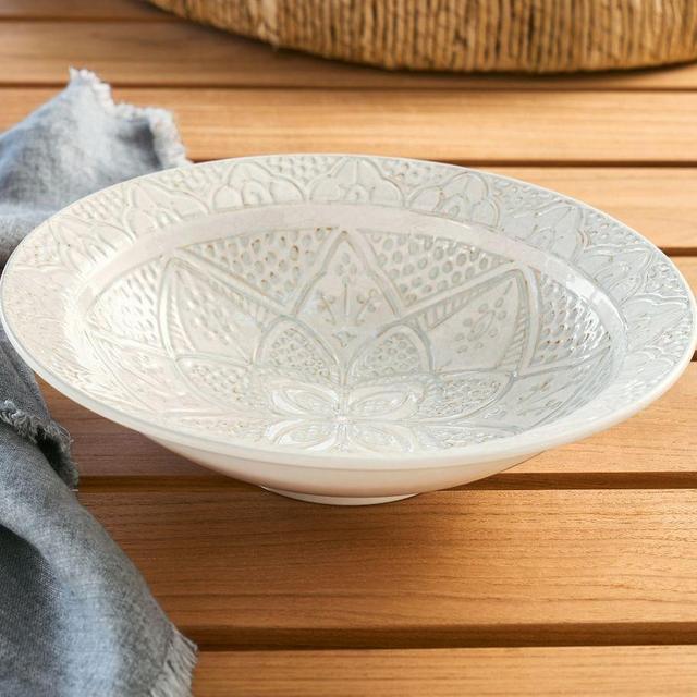 Asfi Melamine Serving Bowl, Small
