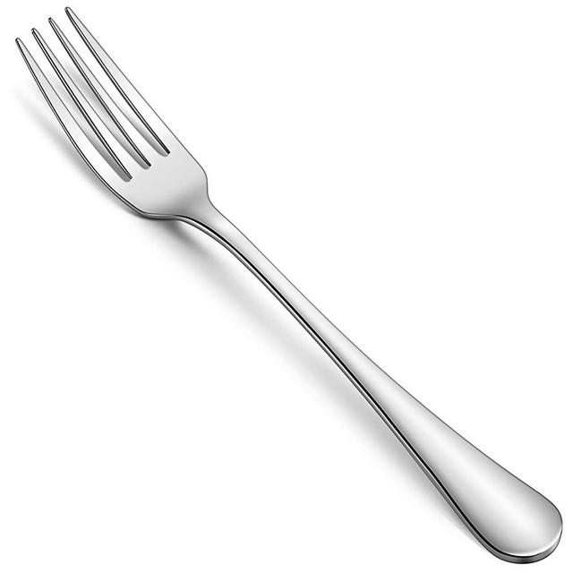 Hiware 24-piece Good Stainless Steel Dinner Forks Cutlery Set, 8 Inches